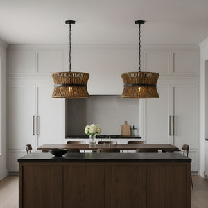 Visual Comfort Studio - DJP1052MBK - Two Light Pendant - Thurlo - Midnight Black