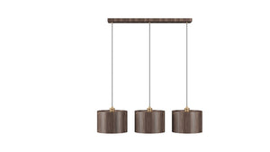 Accord Lighting - 1542.18 - Three Light Pendant - Element - American Walnut
