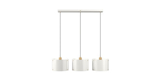 Accord Lighting - 1542.47 - Three Light Pendant - Element - Organic White