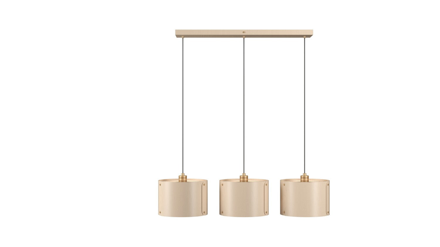 Accord Lighting - 1542.48 - Three Light Pendant - Element - Organic Cappuccino