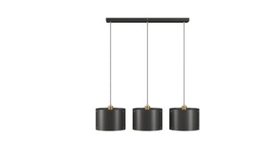 Accord Lighting - 1542.50 - Three Light Pendant - Element - Organic Grey