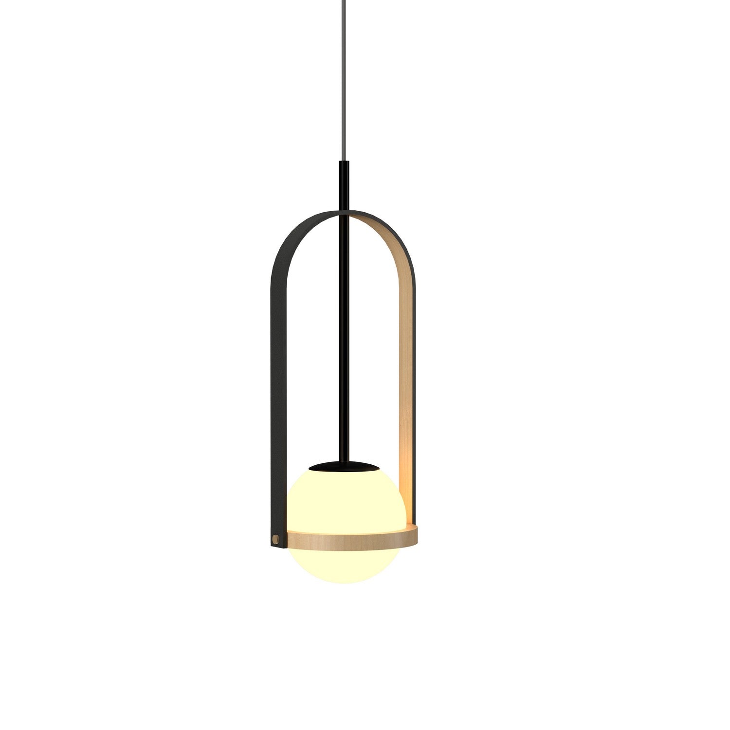 Accord Lighting - 1544.34 - One Light Pendant - Strap - Maple