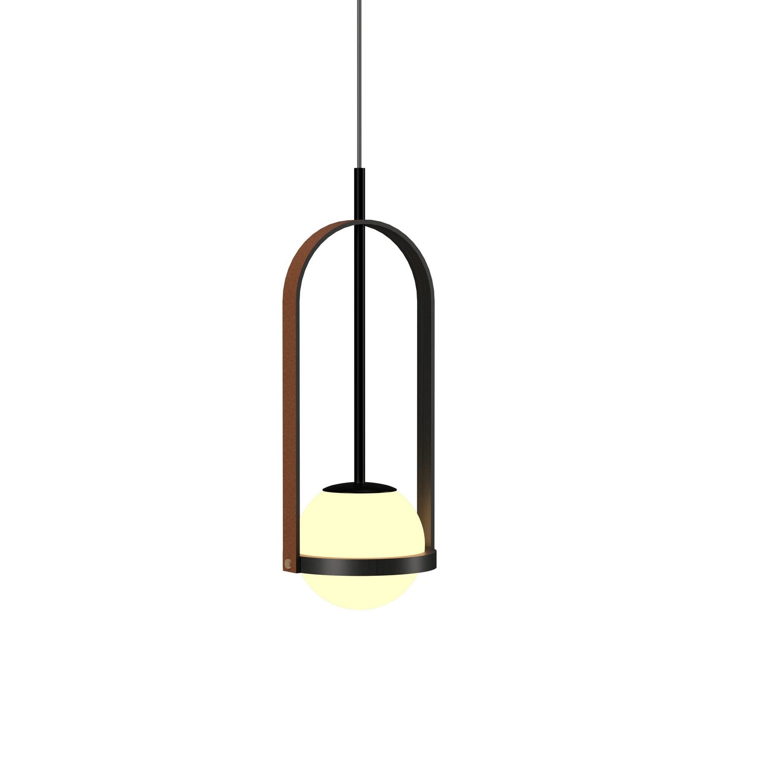 Accord Lighting - 1544.44 - One Light Pendant - Strap - Charcoal