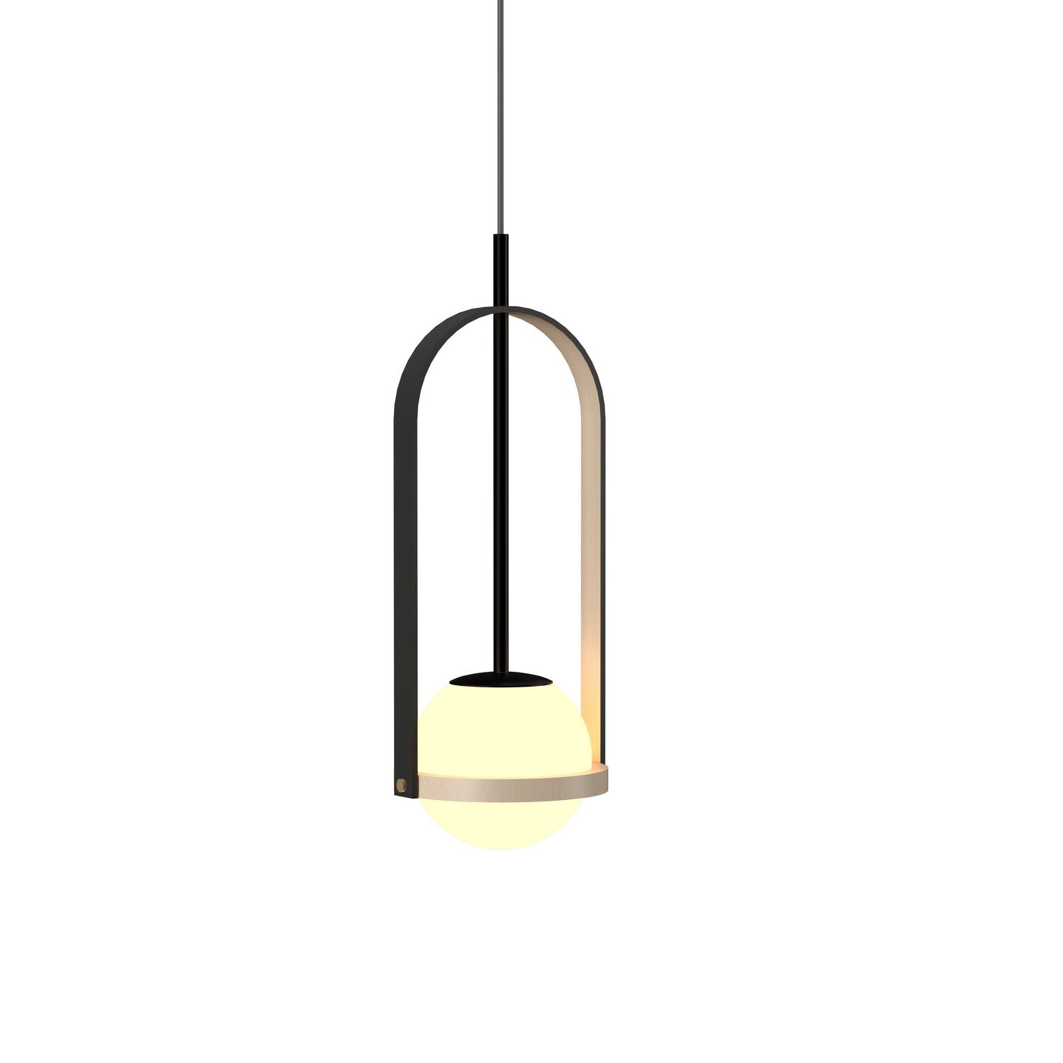 Accord Lighting - 1544.48 - One Light Pendant - Strap - Organic Cappuccino