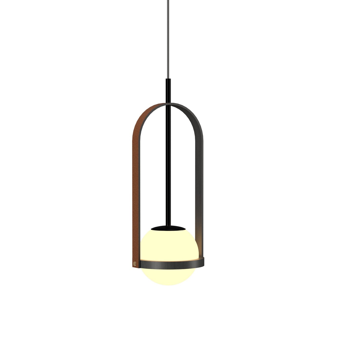 Accord Lighting - 1544.50 - One Light Pendant - Strap - Organic Grey