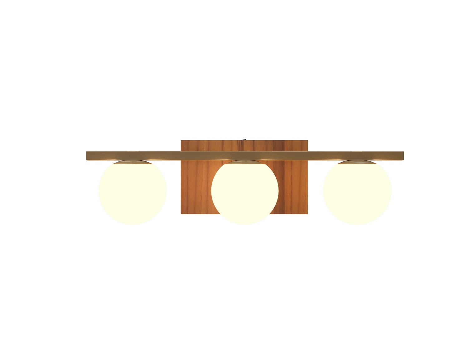Accord Lighting - 4207.12 - Three Light Wall Lamp - Sfera - Teak