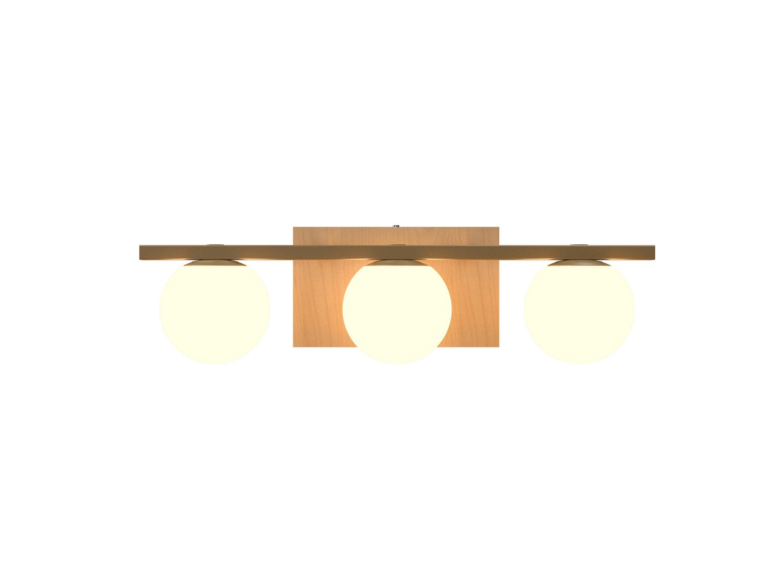 Accord Lighting - 4207.34 - Three Light Wall Lamp - Sfera - Maple