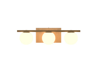 Accord Lighting - 4207.34 - Three Light Wall Lamp - Sfera - Maple