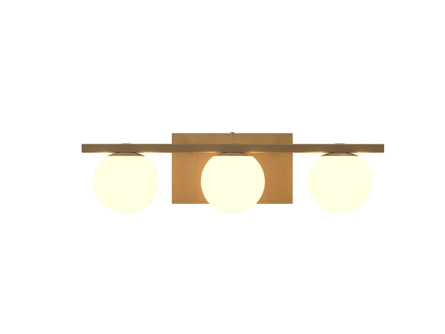 Accord Lighting - 4207.49 - Three Light Wall Lamp - Sfera - Organic Gold