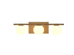 Accord Lighting - 4207.49 - Three Light Wall Lamp - Sfera - Organic Gold