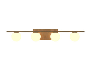 Accord Lighting - 4211.09 - Four Light Wall Lamp - Sfera - Louro Freijo