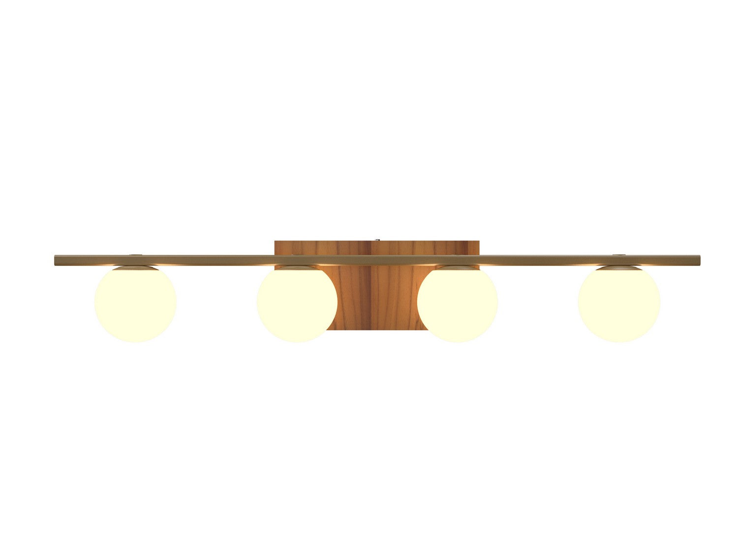Accord Lighting - 4211.12 - Four Light Wall Lamp - Sfera - Teak