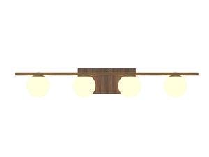 Accord Lighting - 4211.18 - Four Light Wall Lamp - Sfera - American Walnut