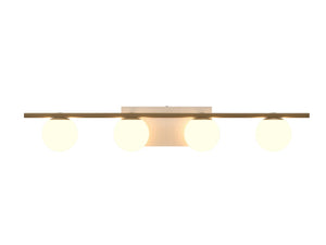 Accord Lighting - 4211.47 - Four Light Wall Lamp - Sfera - Organic White