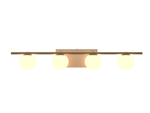 Accord Lighting - 4211.48 - Four Light Wall Lamp - Sfera - Organic Cappuccino
