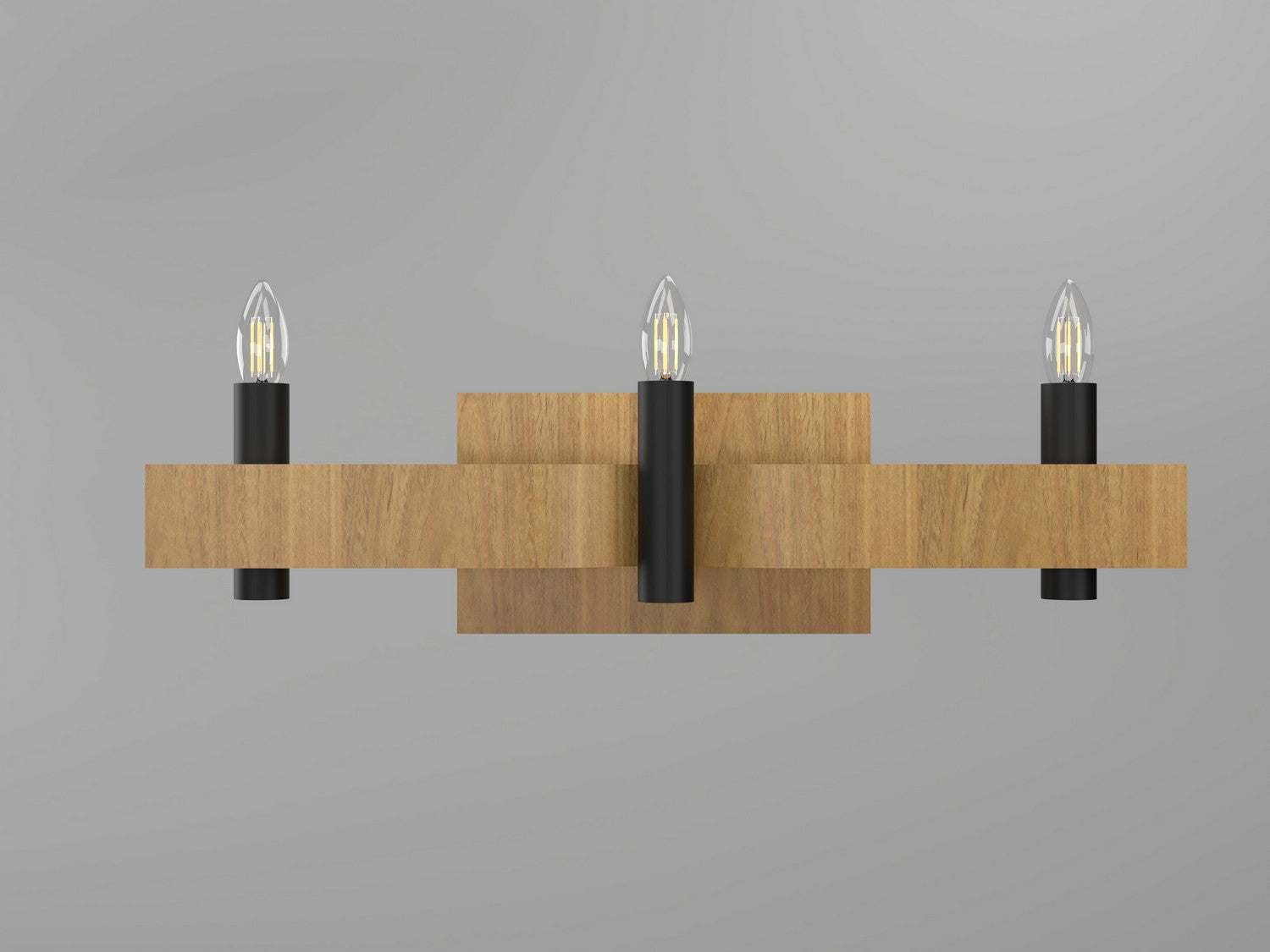 Accord Lighting - 4212.09 - Three Light Wall Lamp - Flow - Louro Freijo