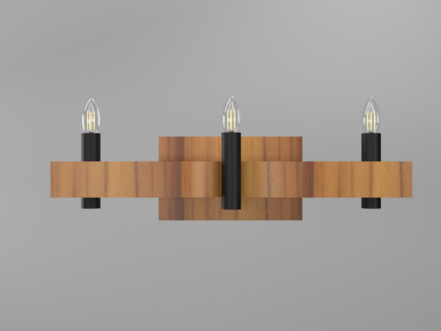 Accord Lighting - 4212.12 - Three Light Wall Lamp - Flow - Teak
