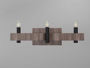 Accord Lighting - 4212.18 - Three Light Wall Lamp - Flow - American Walnut