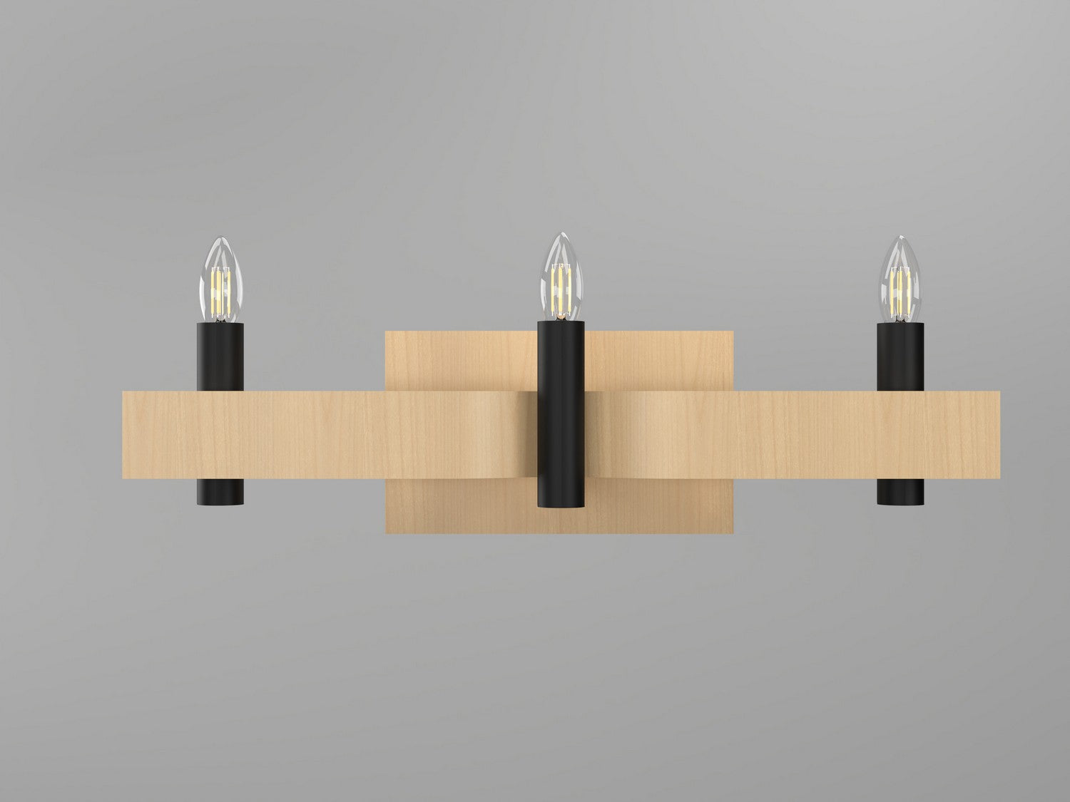 Accord Lighting - 4212.34 - Three Light Wall Lamp - Flow - Maple