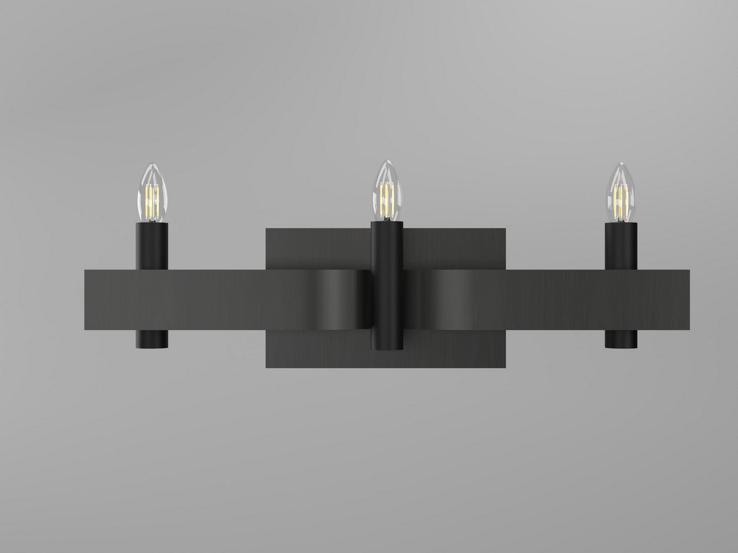 Accord Lighting - 4212.44 - Three Light Wall Lamp - Flow - Charcoal