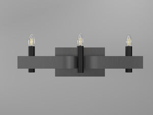 Accord Lighting - 4212.50 - Three Light Wall Lamp - Flow - Organic Grey