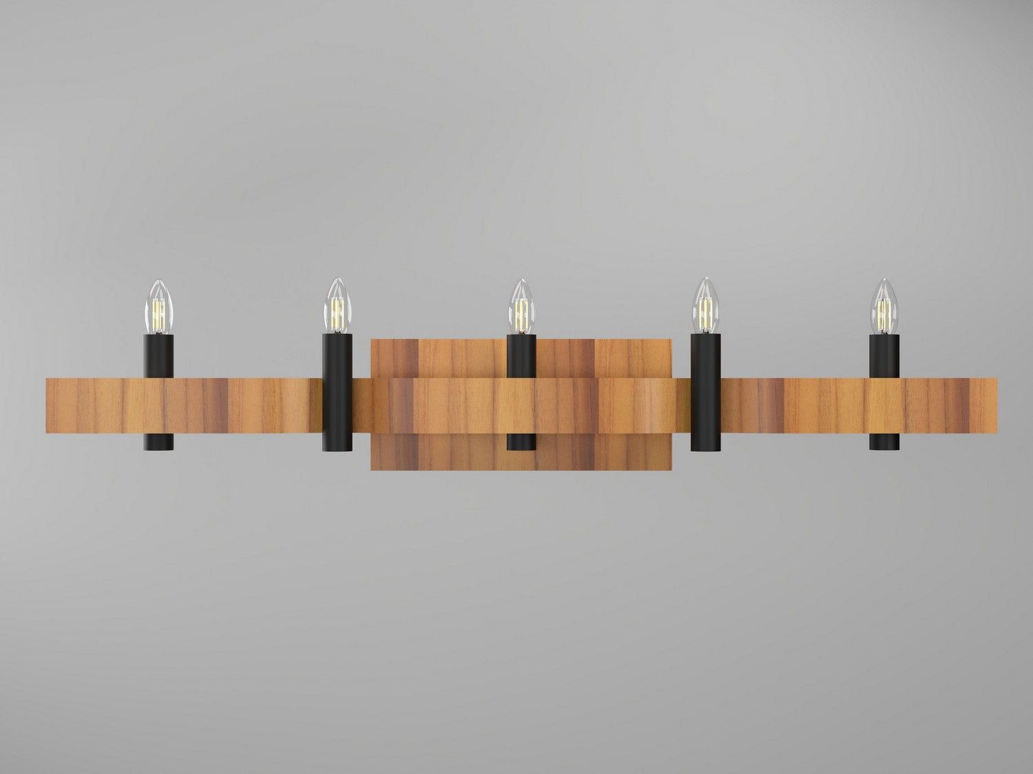 Accord Lighting - 4214.12 - Four Light Wall Lamp - Flow - Teak