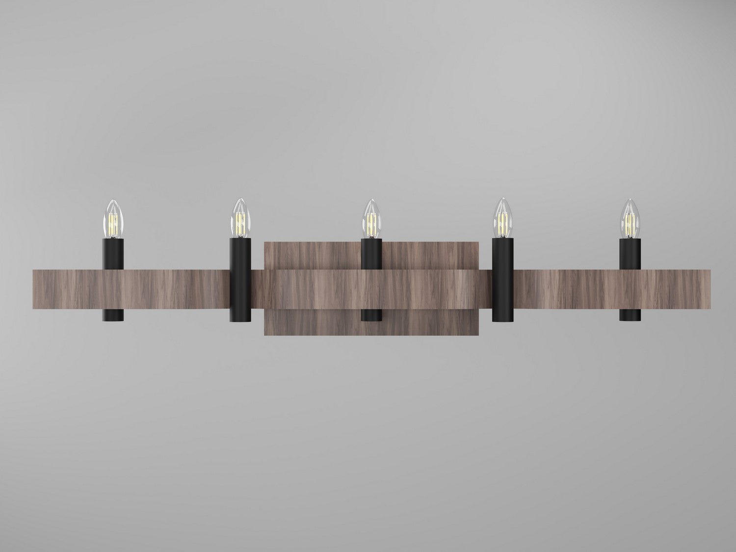 Accord Lighting - 4214.18 - Four Light Wall Lamp - Flow - American Walnut
