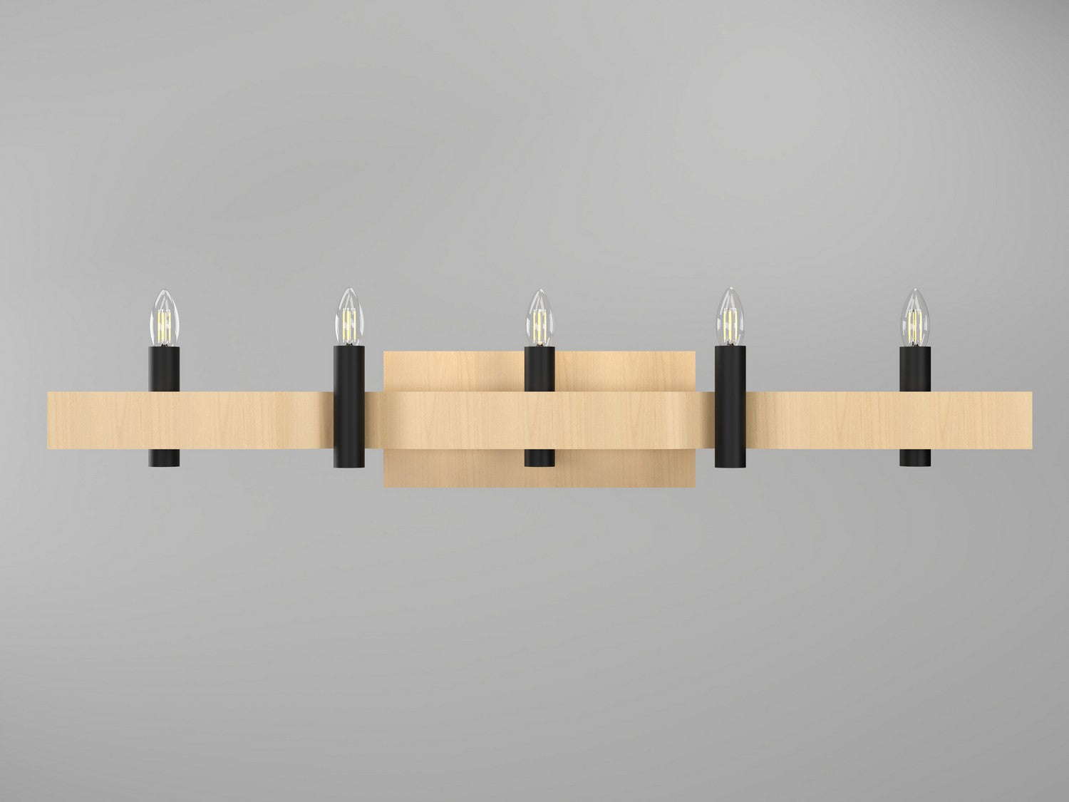 Accord Lighting - 4214.34 - Four Light Wall Lamp - Flow - Maple