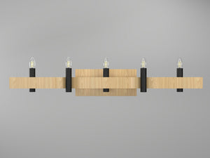 Accord Lighting - 4214.45 - Four Light Wall Lamp - Flow - Sand