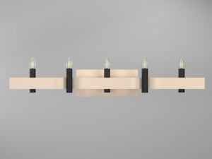 Accord Lighting - 4214.48 - Four Light Wall Lamp - Flow - Organic Cappuccino