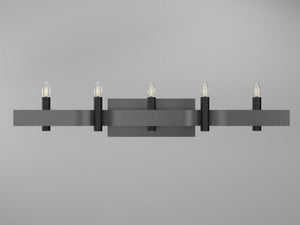 Accord Lighting - 4214.50 - Four Light Wall Lamp - Flow - Organic Grey