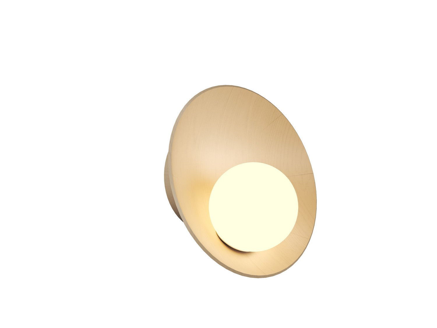 Accord Lighting - 4217.48 - One Light Wall Lamp - Oyster - Organic Cappuccino