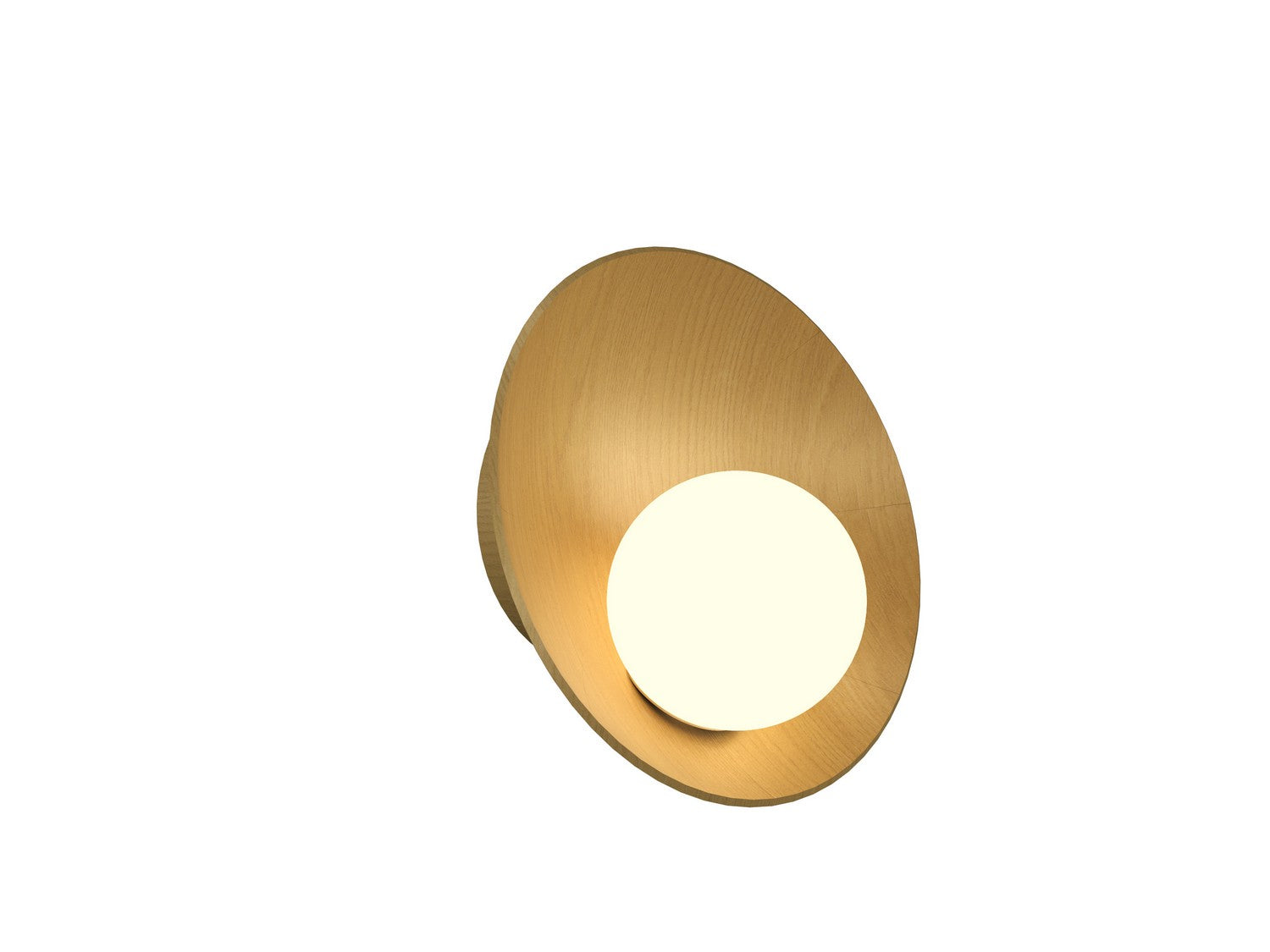 Accord Lighting - 4217.49 - One Light Wall Lamp - Oyster - Organic Gold