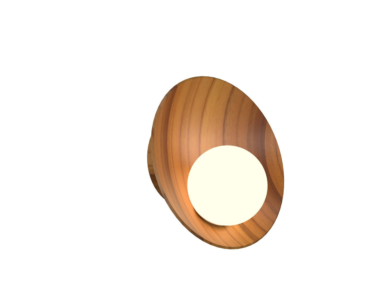 Accord Lighting - 4218.12 - One Light Wall Lamp - Oyster - Teak