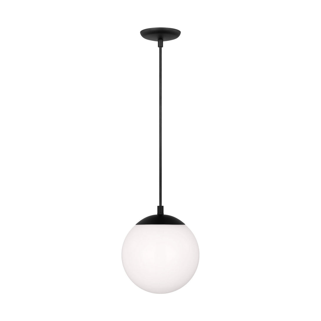 Visual Comfort Studio - 6018-112 - One Light Pendant - Leo - Hanging Globe - Midnight Black