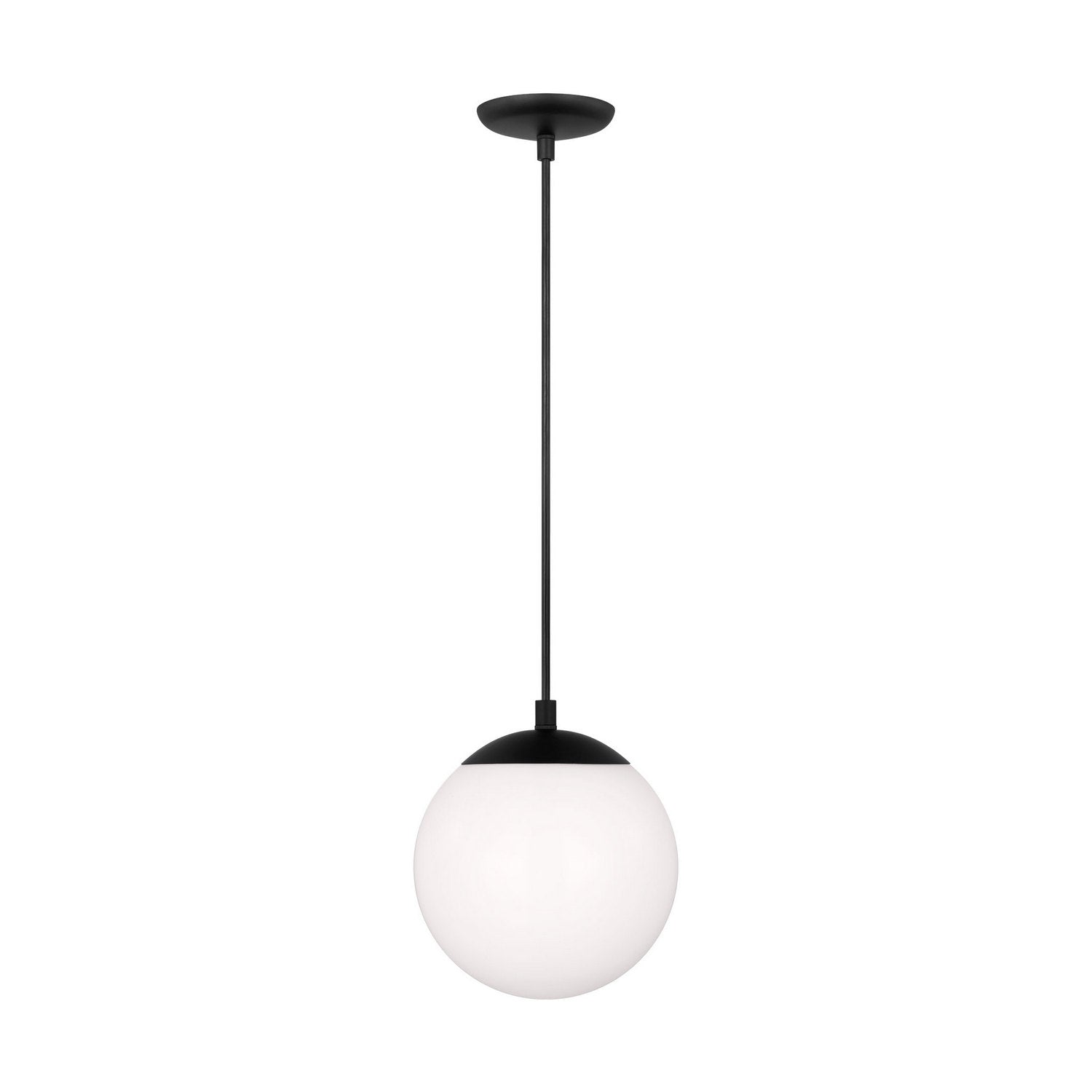 Visual Comfort Studio - 6018-112 - One Light Pendant - Leo - Hanging Globe - Midnight Black