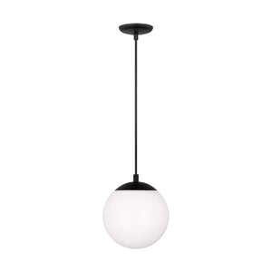 Visual Comfort Studio - 6018-112 - One Light Pendant - Leo - Hanging Globe - Midnight Black