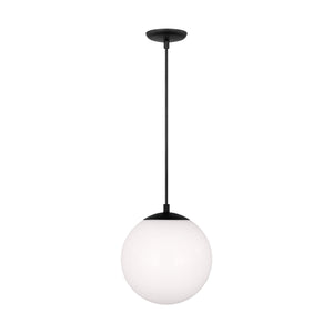 Visual Comfort Studio - 6020-112 - One Light Pendant - Leo - Hanging Globe - Midnight Black