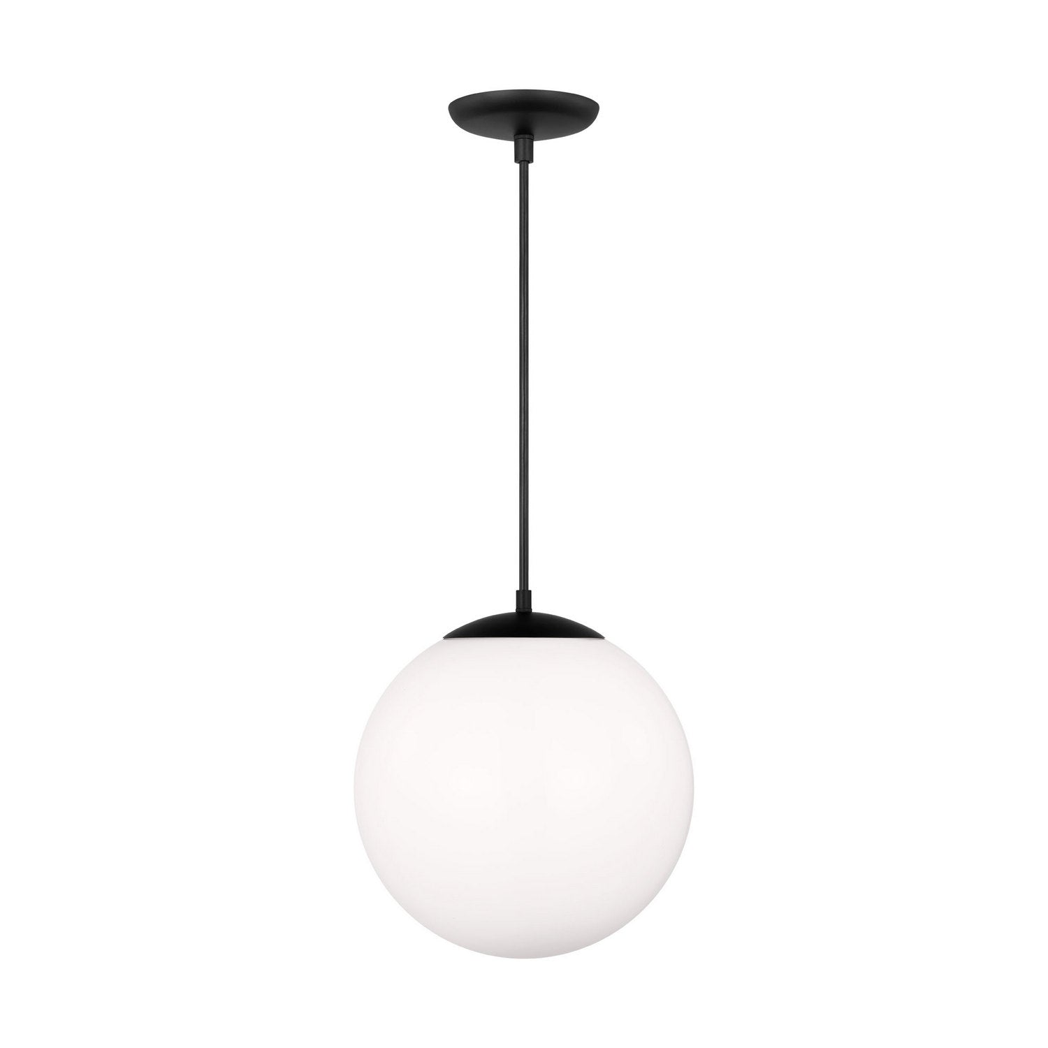 Visual Comfort Studio - 6024-112 - One Light Pendant - Leo - Hanging Globe - Midnight Black