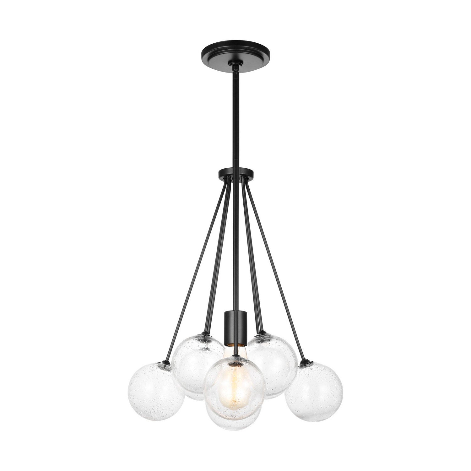 Visual Comfort Studio - 6514301-112 - One Light Pendant - Bronzeville - Midnight Black