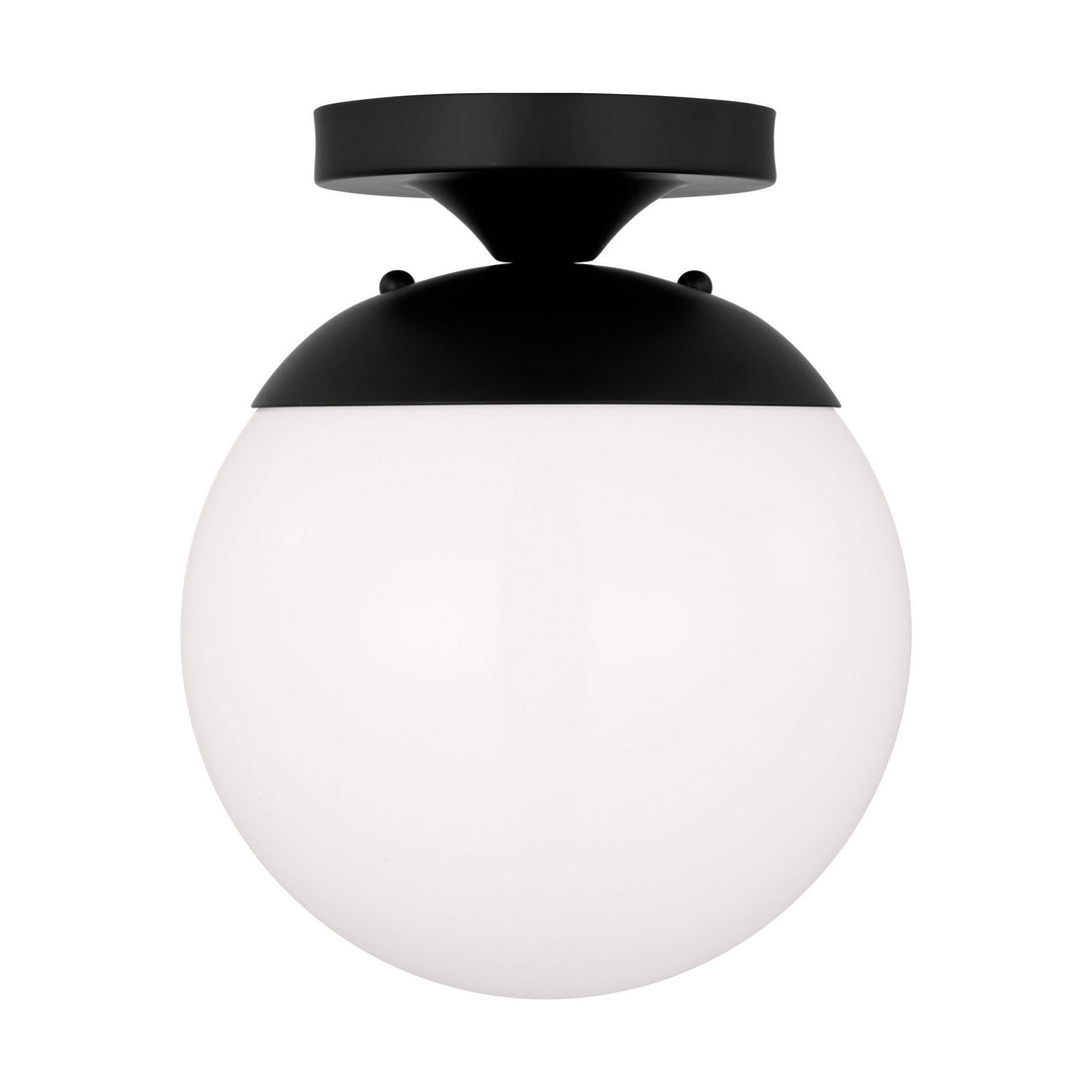 Visual Comfort Studio - 7518-112 - One Light Wall / Semi-Flush Mount - Leo - Hanging Globe - Midnight Black