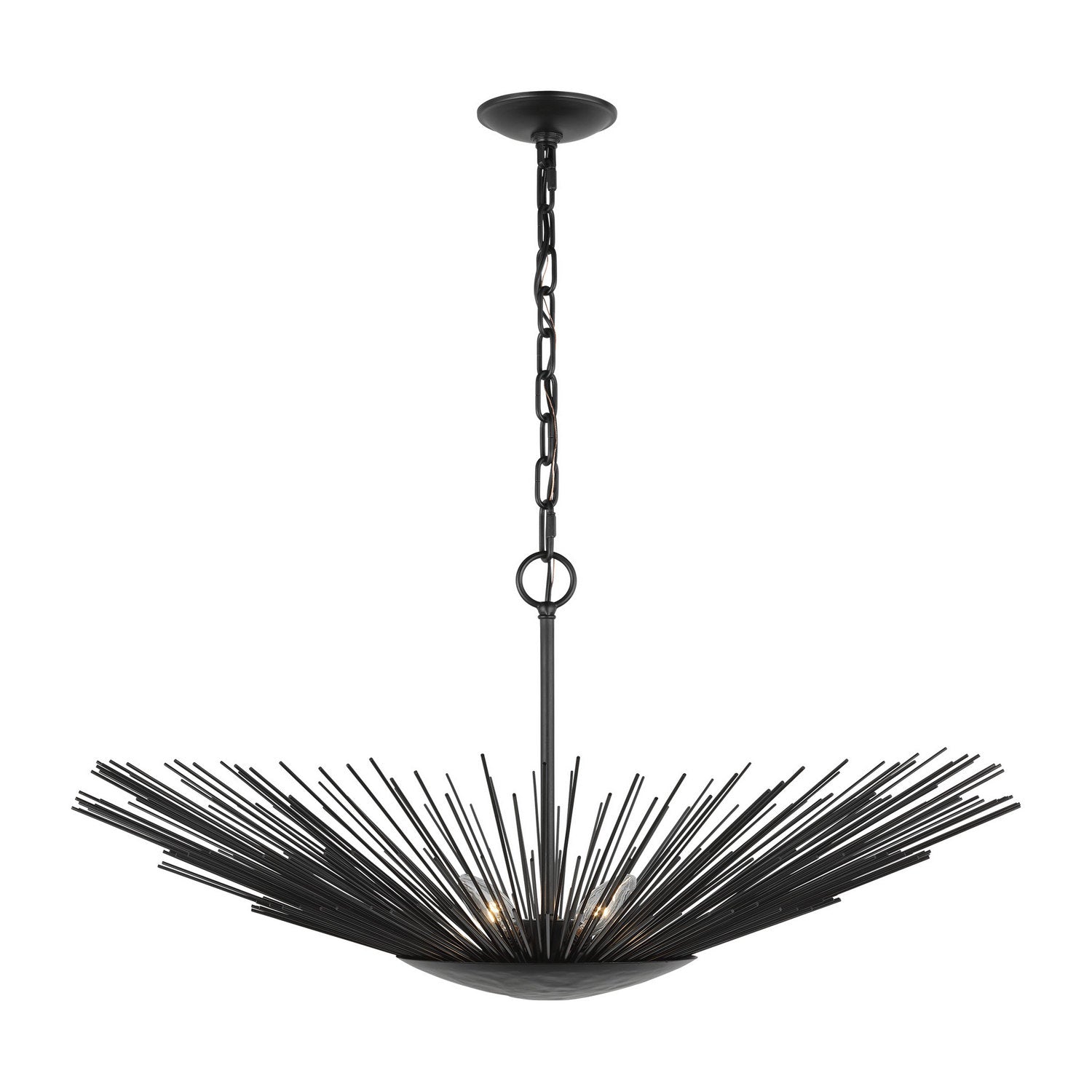 Visual Comfort Studio - AP1084AI - One Light Pendant - Helios - Aged Iron