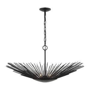 Visual Comfort Studio - AP1084AI - One Light Pendant - Helios - Aged Iron