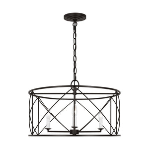 Visual Comfort Studio - CC1634AI - Four Light Chandelier - Beatrix - Aged Iron