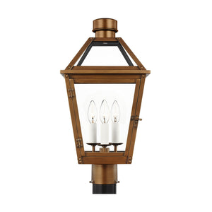 Visual Comfort Studio - CO1413NCP - Three Light Post Mount - Hyannis - Natural Copper