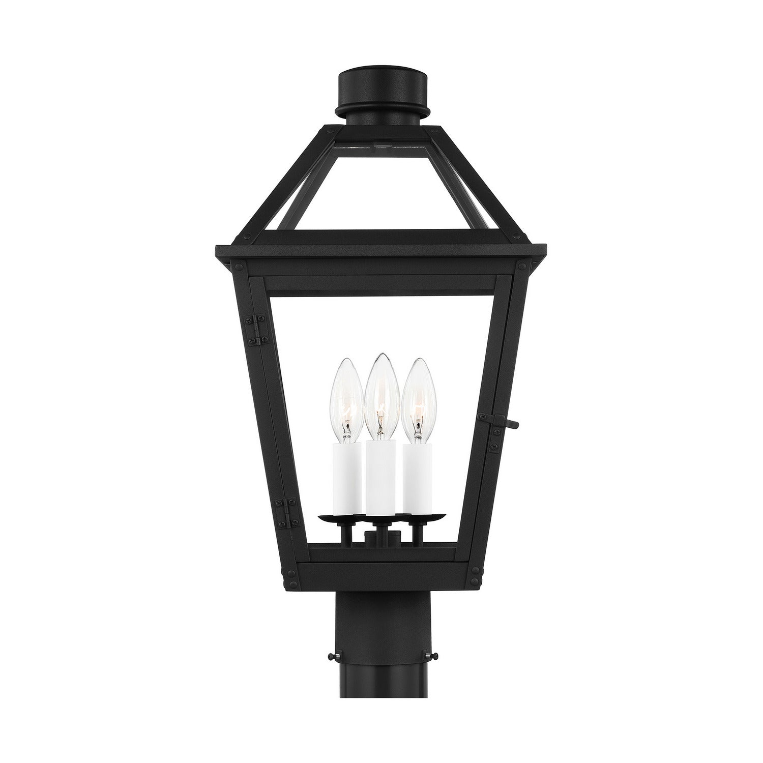 Visual Comfort Studio - CO1413TXB - Three Light Post Mount - Hyannis - Textured Black