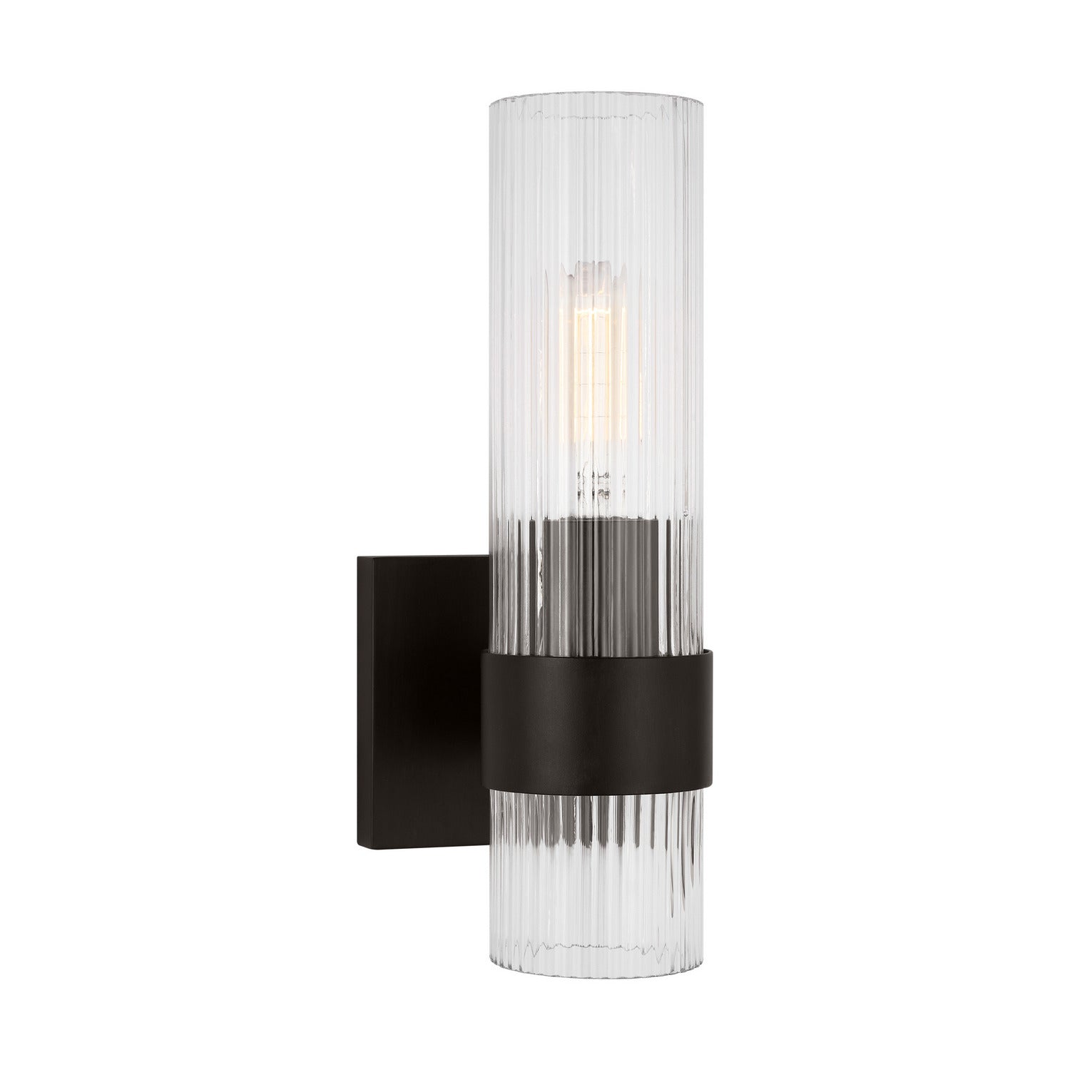 Visual Comfort Studio - CV1021AI - One Light Bath Vanity - Geneva - Aged Iron