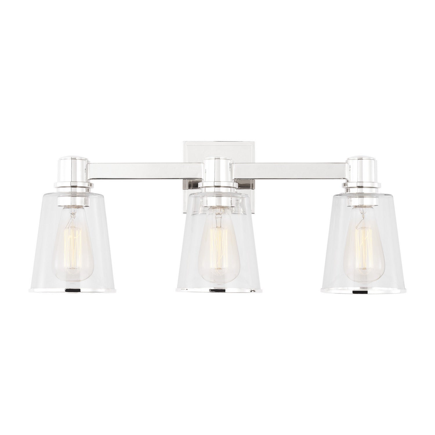Visual Comfort Studio - CV1033PN - Three Light Bath Vanity - Alessa - Polished Nickel