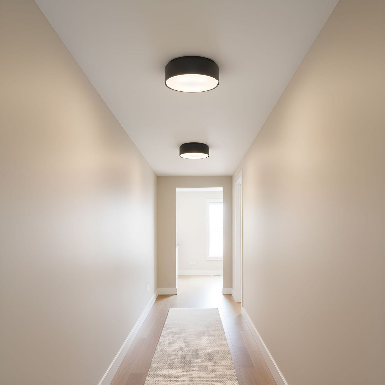 Visual Comfort Studio - DJF1042MBK - Two Light Flush Mount - Dartmore - Midnight Black