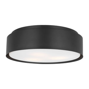 Visual Comfort Studio - DJF1063MBK - Three Light Flush Mount - Dartmore - Midnight Black